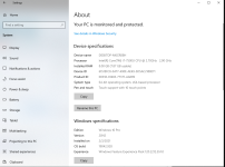 Screenshot of Settings
